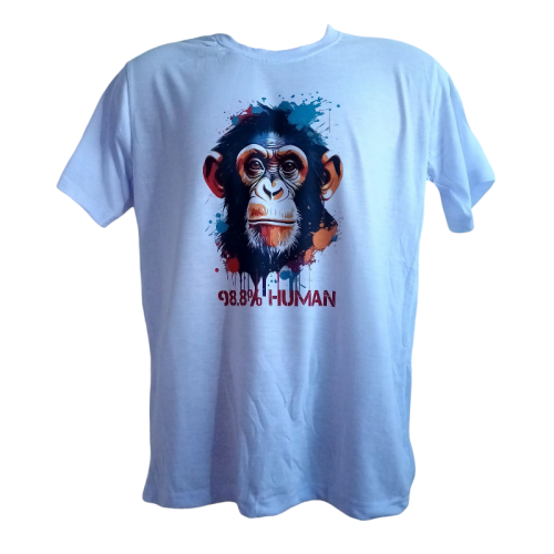 98.8% Human Unisex Polyester T-shirt